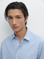 Regular-fit 100% cotton shirt