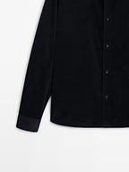 Regular fit corduroy overshirt