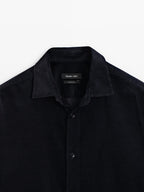 Regular fit corduroy overshirt