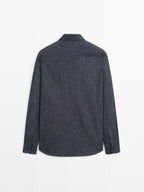 Heavy weight denim shirt