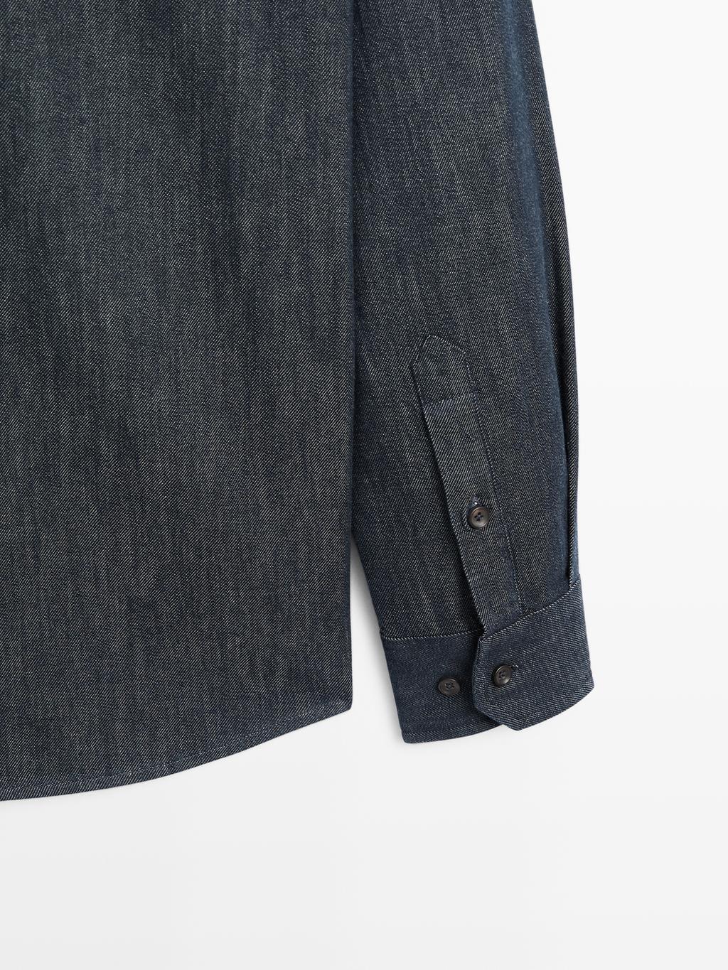 Heavy weight denim shirt