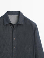 Heavy weight denim shirt