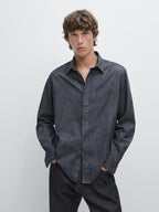 Heavy weight denim shirt