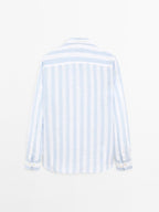 Regular fit wide stripe shirt
