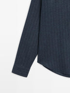 Regular fit pinstriped shirt