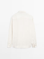 Regular fit pinstripe shirt