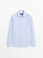 Regular fit striped Oxford shirt