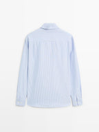 Regular fit striped Oxford shirt