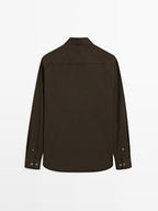 Regular-fit shirt with pocket