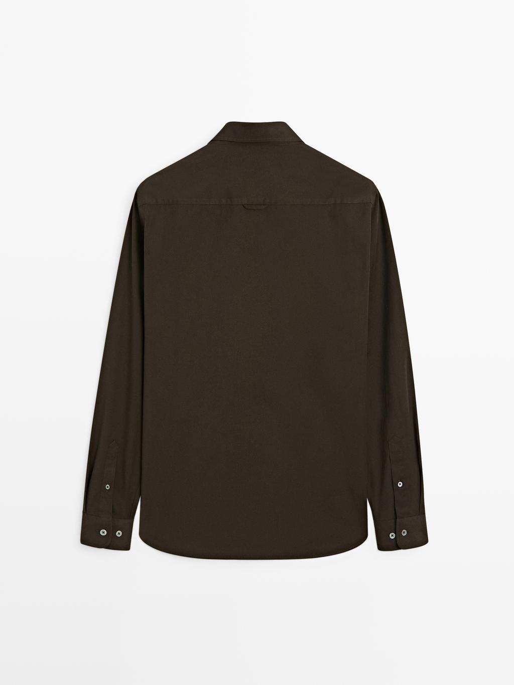 Regular-fit shirt with pocket