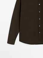 Regular-fit shirt with pocket