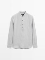 100% linen shirt