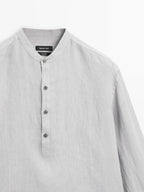100% linen shirt