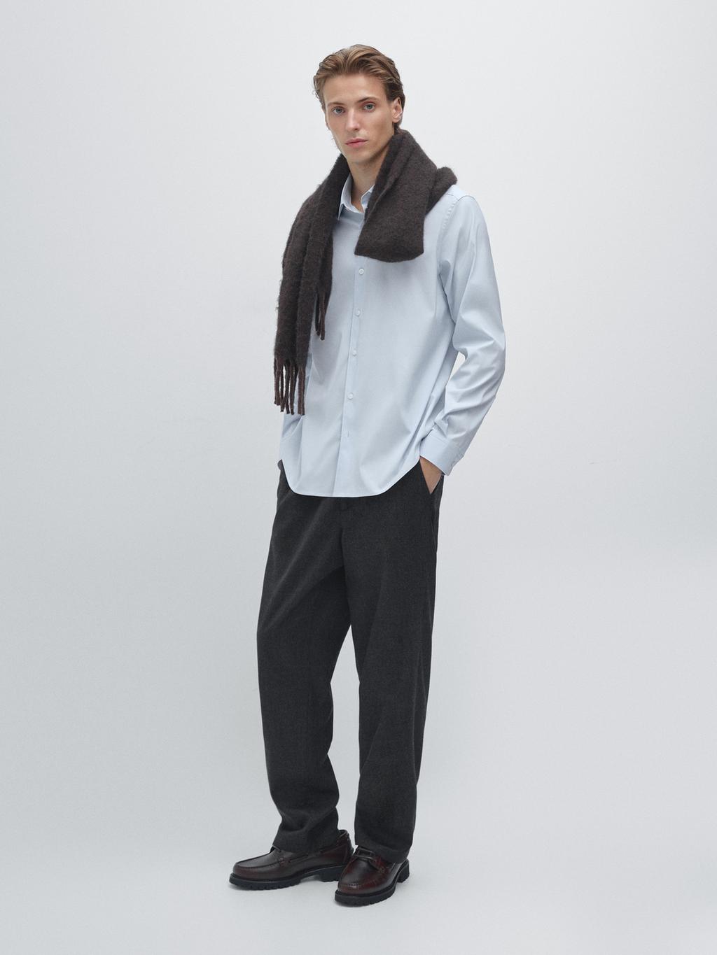 Slim fit stretch shirt