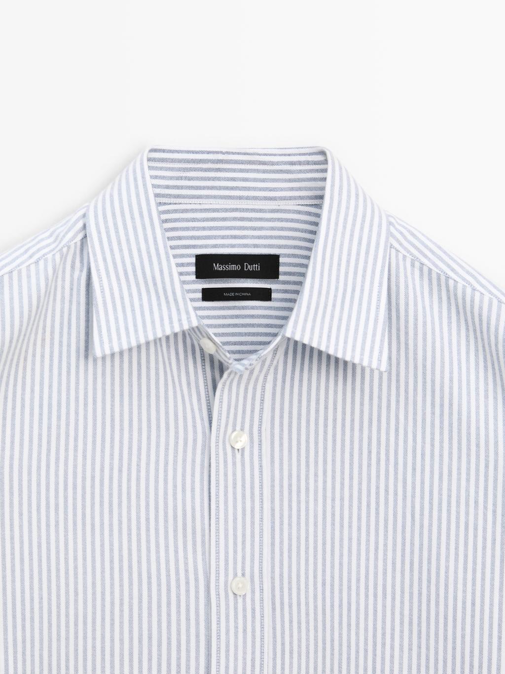 Regular fit striped shirt