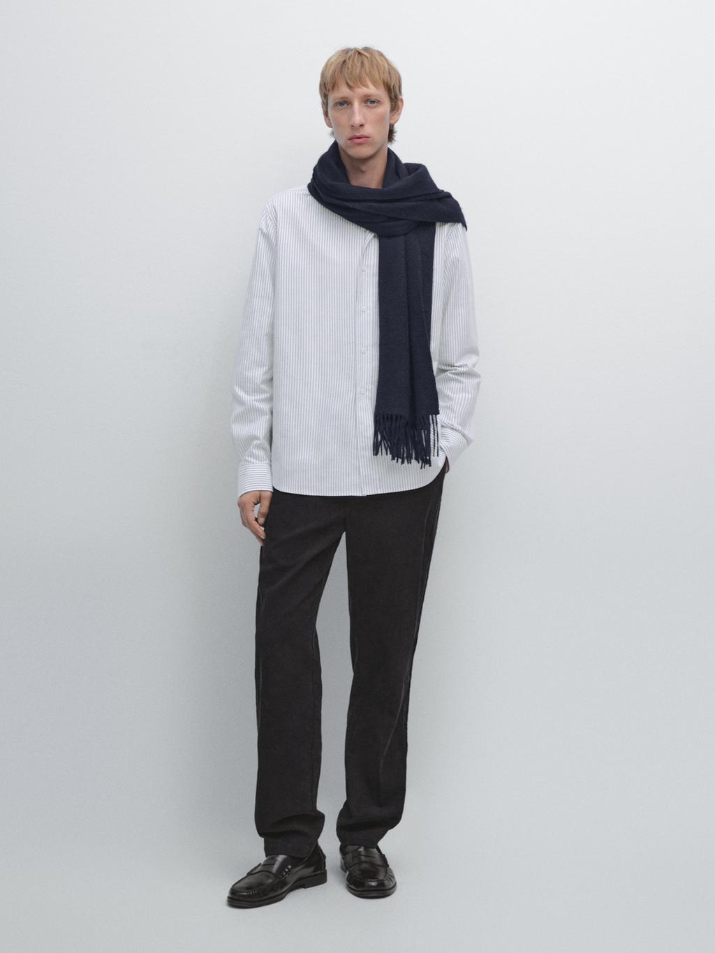 Regular fit striped shirt