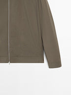 Total look double wool blend jacket