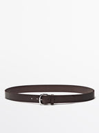 Soft nappa leather belt