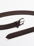 Soft nappa leather belt