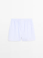 100% cotton micro-striped boxers