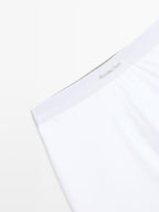 Boxers with logo waistband