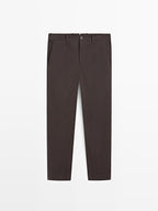 Wide-leg trousers with pockets - LIMITED