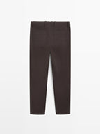 Wide-leg trousers with pockets - LIMITED