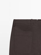 Wide-leg trousers with pockets - LIMITED