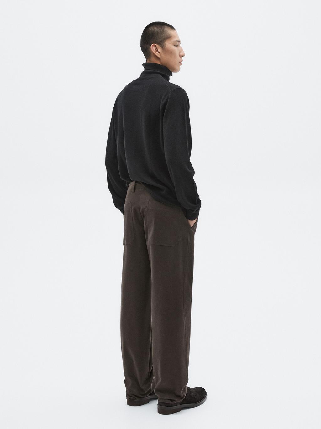 Wide-leg trousers with pockets - LIMITED
