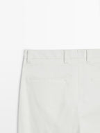 Darted wide-leg trousers - LIMITED