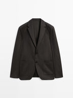 100% wool suit blazer