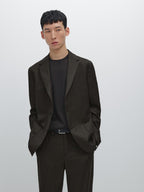 100% wool suit blazer