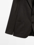 100% wool suit blazer