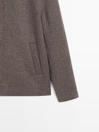 Double wool blend jacket