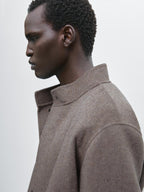 Double wool blend jacket