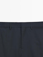 Comfort waist trousers with interior elastic