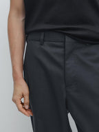 Comfort waist trousers with interior elastic