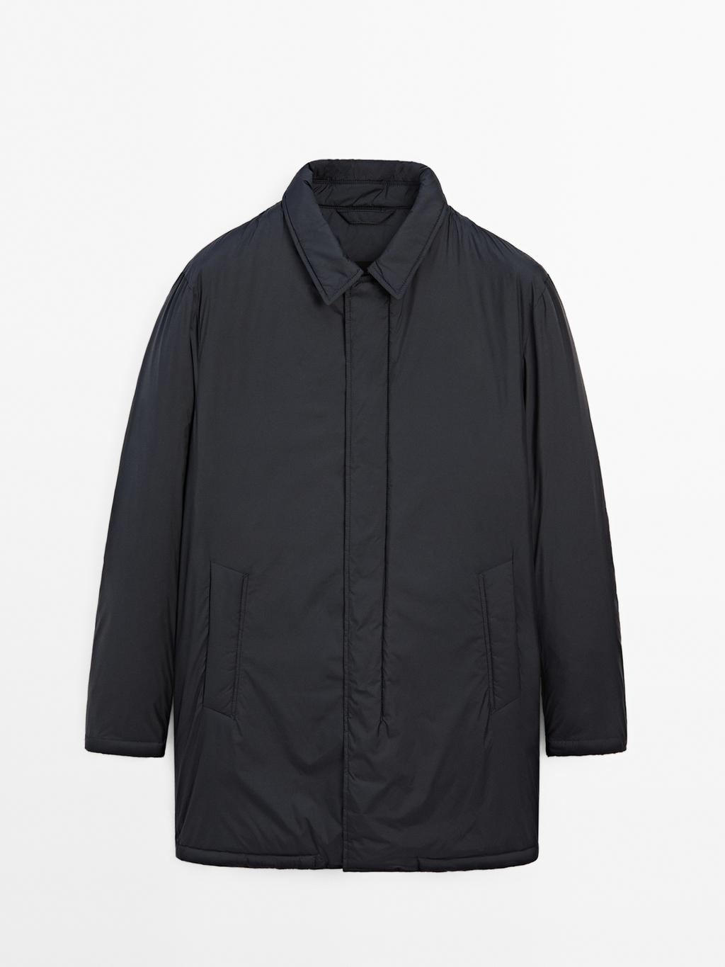 Water-repellent ultra lightweight down blend parka