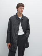 Water-repellent ultra lightweight down blend parka