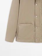 Water-repellent technical jacket