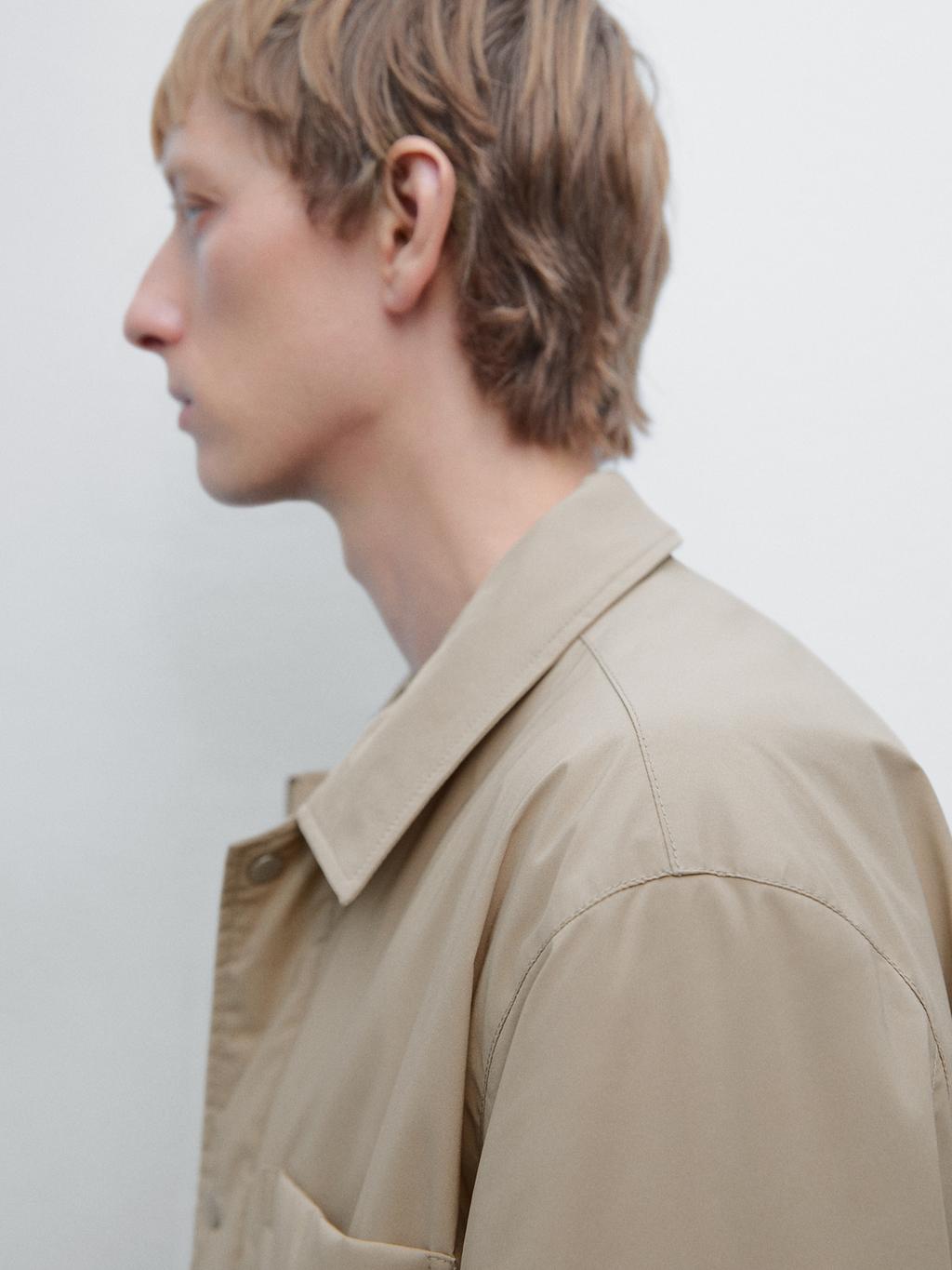 Water-repellent technical jacket