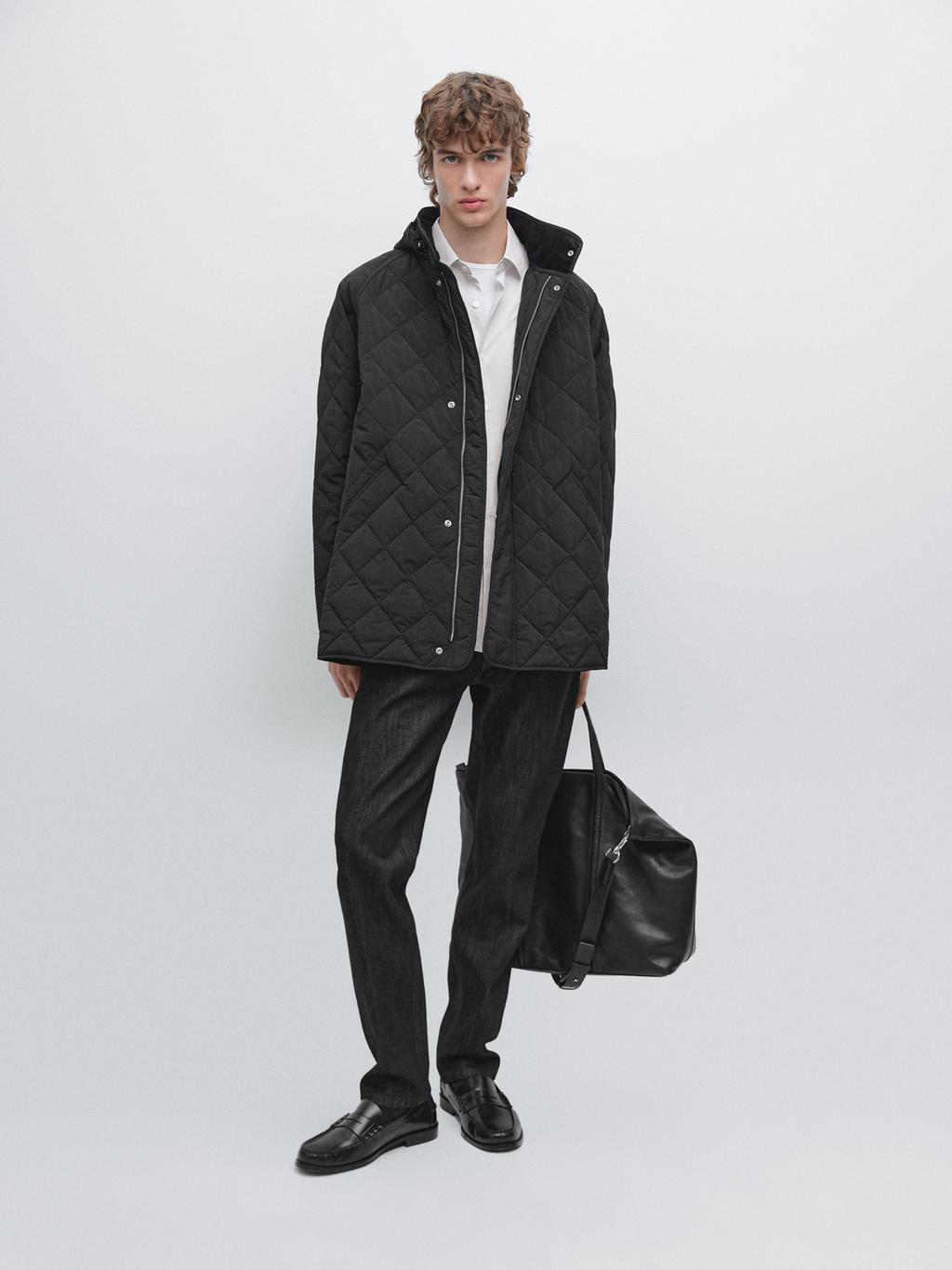 Water-repellent puffer jacket