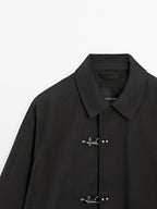 Water-repellent toggle jacket
