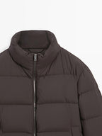 Water-repellent puffer jacket