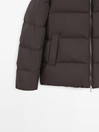 Water-repellent puffer jacket