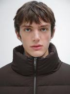 Water-repellent puffer jacket