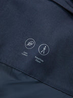 Knit down blend puffer jacket