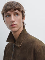 Suede goatskin jacket