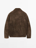 Suede goatskin jacket