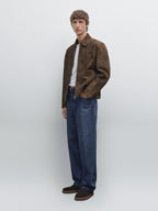 Suede goatskin jacket